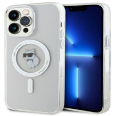 Karl Lagerfeld Aizmugurējais vāciņš Karl Lagerfeld Apple iPhone 15 Pro Max IML Choupette MagSafe Case Transparent