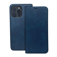 Ilike Atveramie maciņi iLike Samsung Galaxy A14 4G / A14 5G Smart Suede case Navy Blue