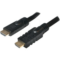 Logilink Monitoru piederums Logilink  CHA0025 HDMI Cable, Active, M/M, 25m, black
