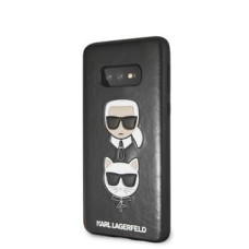 Karl Lagerfeld Aizmugurējais vāciņš Karl Lagerfeld Samsung Galaxy S10e Karl and Choupette Hard Case Black