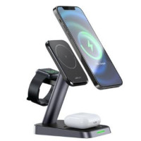 Acefast Dokstacija Acefast  E3 desktop three-in-one wireless charging stand Black