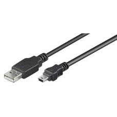 Goobay Kabelis Goobay  50767 USB 2.0 Hi-Speed cable, black, 1.8 m