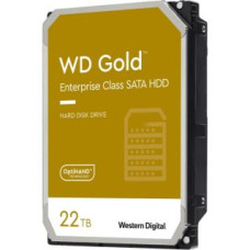 Western Digital Cietais disks HDD Western Digital  HDD||Gold|22TB|SATA|512 MB|7200 rpm|3,5