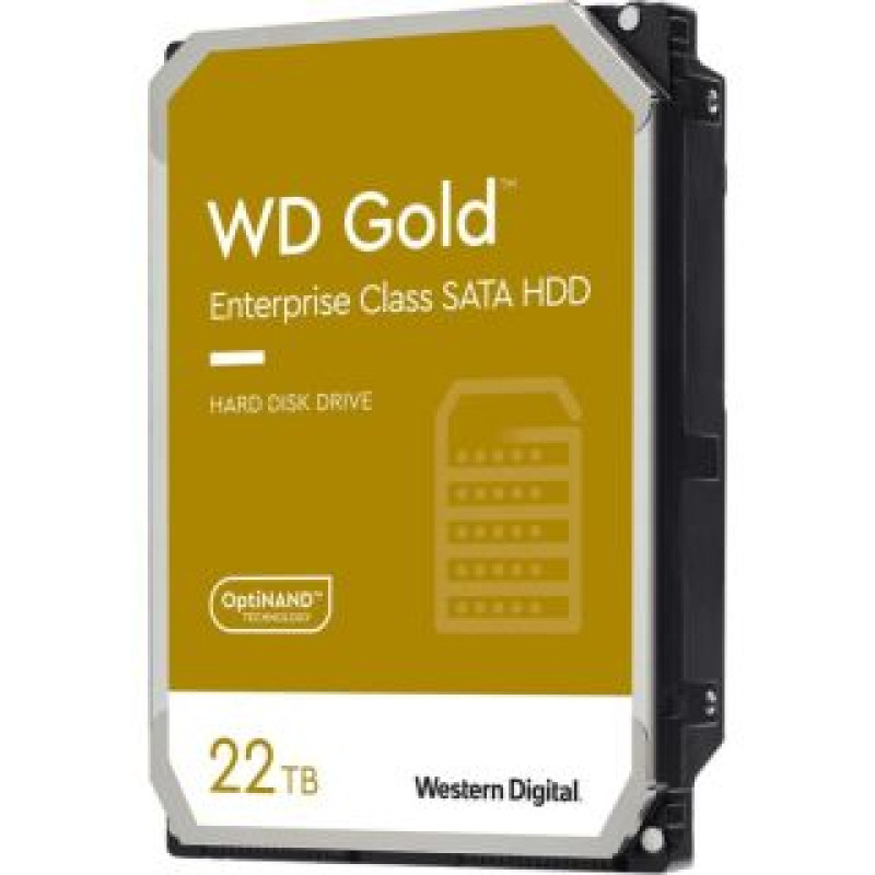 Western Digital Cietais disks HDD Western Digital  HDD||Gold|22TB|SATA|512 MB|7200 rpm|3,5