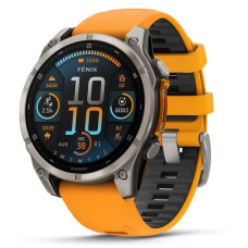 Garmin Viedpulksteni Garmin  SMARTWATCH FENIX 8 SAPPHIRE/ORANGE 010-02904-11
