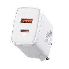 Baseus Adapteris Baseus  Baseus Compact fast charger USB / USB Type C 20W 3A Power Delivery Quick Charge 3.0 white (CCXJ-B02) White