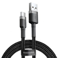 Baseus Kabelis Baseus  CAFULE TYPE-C CABLE 300CM Black Grey