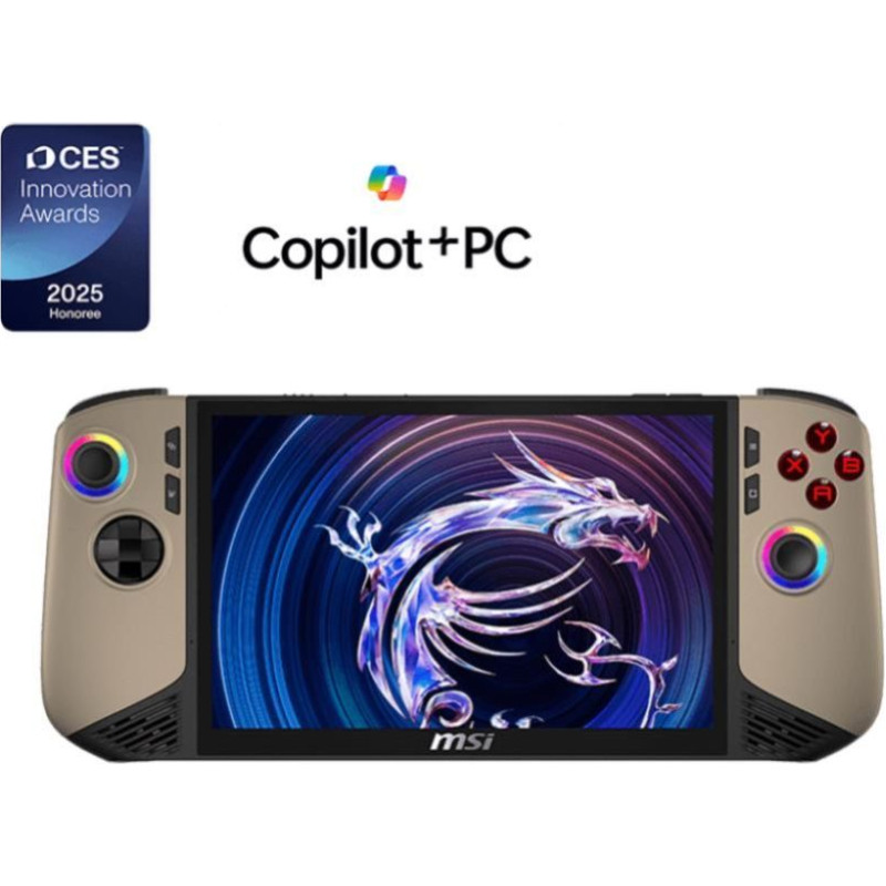 MSI Kontrolieris MSI  CONSOLE CLAW 8 AI+ CU7-258V/32GB/1TB W11 A2VM-007NL
