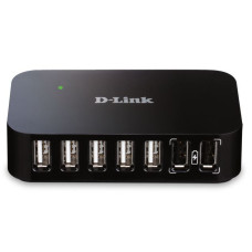 D-Link Rūteris D-link  7-Port USB 2.0 Hub DUB-H7/E