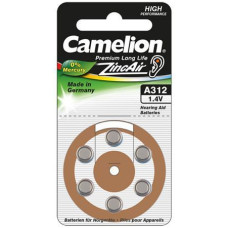 Camelion Cita datorprece Camelion  A312/DA312/ZL312, Zinc air cells, 6 pc(s)
