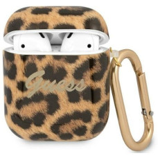Guess Maciņš austiņām Guess Apple AirPods 1/2 Leopard Collection