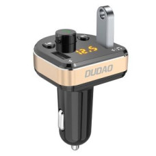 Dudao Adapteris Dudao  Dudao Bluetooth FM transmitter car charger MP3 3.1 A 2x USB black (R2Pro black)