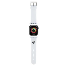 Karl Lagerfeld Maciņš universāla kabata Karl Lagerfeld  Karl Lagerfeld 3D Rubber Choupette Head Strap for Apple Watch 42/44/45/49mm - White