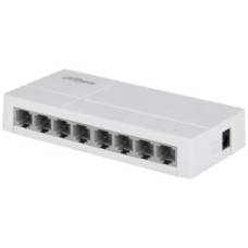 Dahua Nevadāms centrmezgls DAHUA  Switch||SF1008L|Desktop/pedestal|8x10Base-T / 100Base-TX|SF1008L
