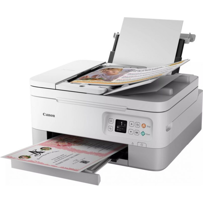 Canon Printers Canon  PIXMA TS7451i Wireless Colour 3-in-One Inkjet Photo Printer, White