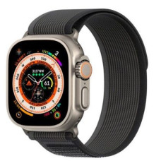 Dux Ducis Siksniņa Dux Ducis  Sport Velcro Strap for Apple Watch 9 / 8 / 7 / 6 / SE / 5 / 4 / 3 / 2 / 1 (38, 40, 41 mm) Black