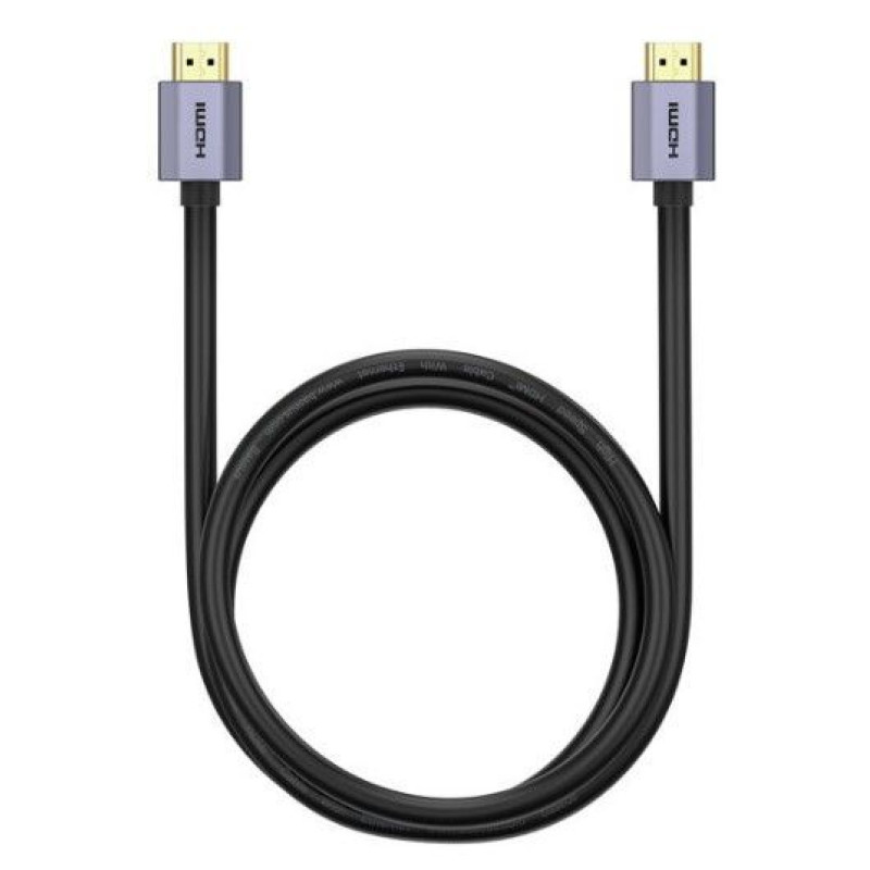 Baseus Kabelis Baseus  High Definition Series HDMI 2.0 4K 60Hz 1.5m cable black (WKGQ020101) Black
