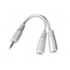 Gembird Kabelis Gembird  CABLE AUDIO SPLITTER 3.5MM/10CM WHITE CCA-415W