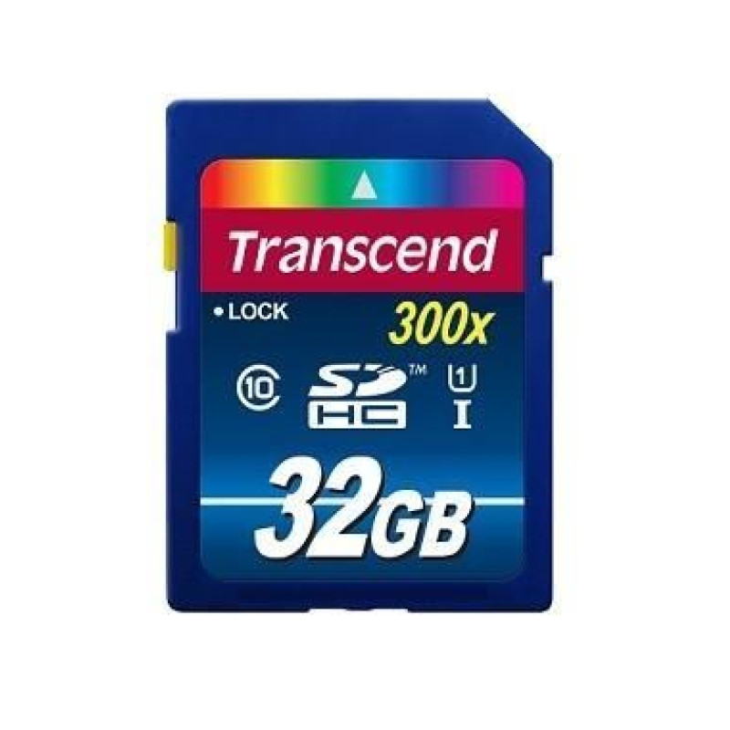 Transcend Cita datorprece Transcend  MEMORY SDHC 32GB UHS-I 300X/CLASS10 TS32GSDU1