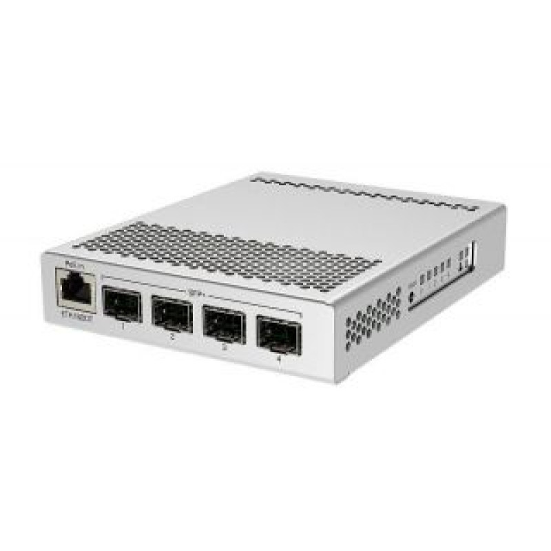 Mikrotik Nevadāms centrmezgls Mikrotik  Switch||1x10Base-T / 100Base-TX / 1000Base-T|4xSFP+|PoE ports 1|CRS305-1G-4S+IN