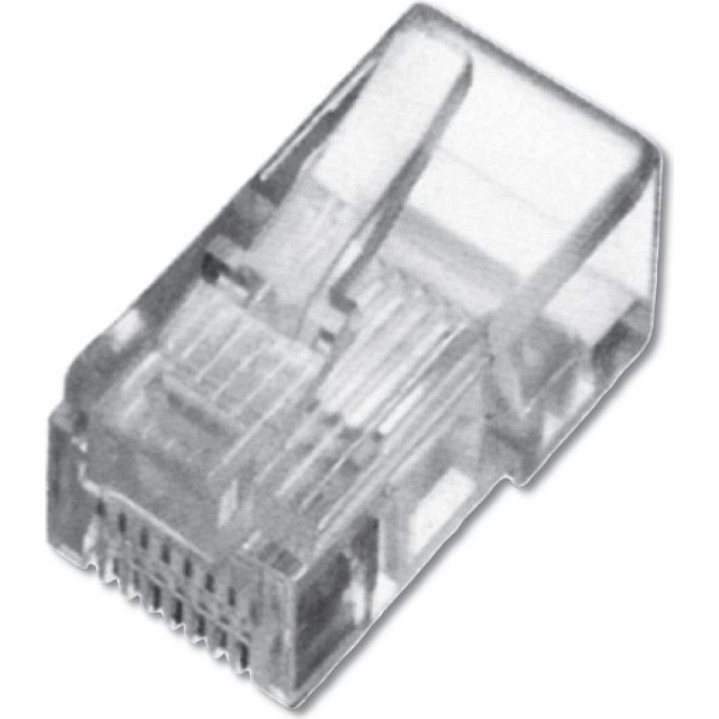 Digitus Parveidotājs Digitus  A-MO 8/8 SR Modular Plug, for stranded Round Cable, 8P8C unshielded, CAT 5e, RJ45