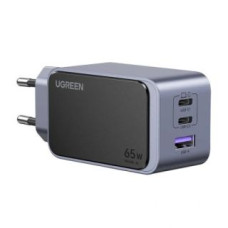 Ugreen Adapteris Ugreen  X553 NexodeS USB-A+2 USB-C 65W  GaN Fast Charger Grey