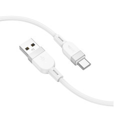 Hoco Kabelis Hoco  X109 Energy silicone charging data cable Type-C(L=1M) White