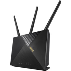 Asus Rūteris Asus  Wireless Router||Wireless Router|1800 Mbps|Wi-Fi 5|Wi-Fi 6|1 WAN|4x10/100/1000M|Number of antennas 4|4G-AX56