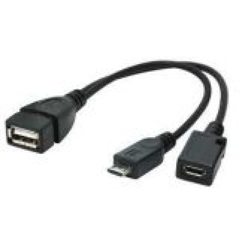 Gembird Kabelis Gembird  CABLE USB OTG AF +MICRO BF TO/MICRO BM A-OTG-AFBM-04