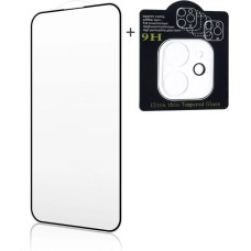 Ilike Aizsargstikls iLike Apple iPhone 13 Pro X2 Super Set 2.5D Edge Full face Tempered Glass + Camera Glass