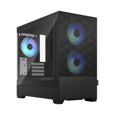 Fractal Design Datoru korpusi Fractal Design  Pop Mini Air RGB   Black TG Clear Tint, mATX, Mini ITX, Power supply included No