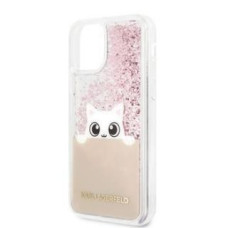 Guess Aizmugurējais vāciņš Guess Apple iPhone 11 Pro Glitter Peek and Boo Cover Pink