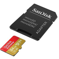 Sandisk By Western Digital Cita datorprece SANDISK BY WESTERN DIGITAL  MEMORY MICRO SDXC 64GB UHS-I/W/A SDSQXAH-064G-GN6MA SANDISK