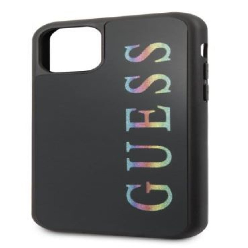Guess Aizmugurējais vāciņš Guess Apple iPhone 11 Multicolor Glitter Cover