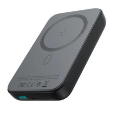 Joyroom Ārējais akumulators Joyroom  JR-W020 20W Mini magnetic wireless power bank 10000mAh Black With USB to Type-C 0.25m Cable Black