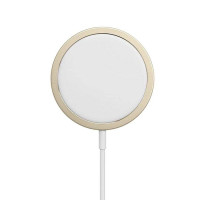 Guess Bezvadu lādētājs Guess  Magnetic Vintage Wireless Charger 15W Gold