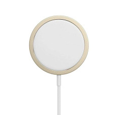 Guess Bezvadu lādētājs Guess  Magnetic Vintage Wireless Charger 15W Gold