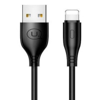 Usams Kabelis USAMS Apple Lightning 2A Charge 1m Cable Black