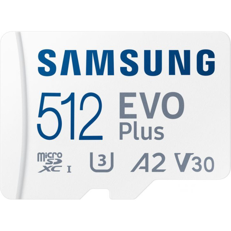 Samsung Atmiņas kartes Samsung  512GB microSD Memory Card |
