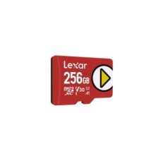 Lexar Atmiņas kartes Lexar  Play UHS-I MicroSDXC, 256 GB, Flash memory class 10, Red, 150 MB/s
