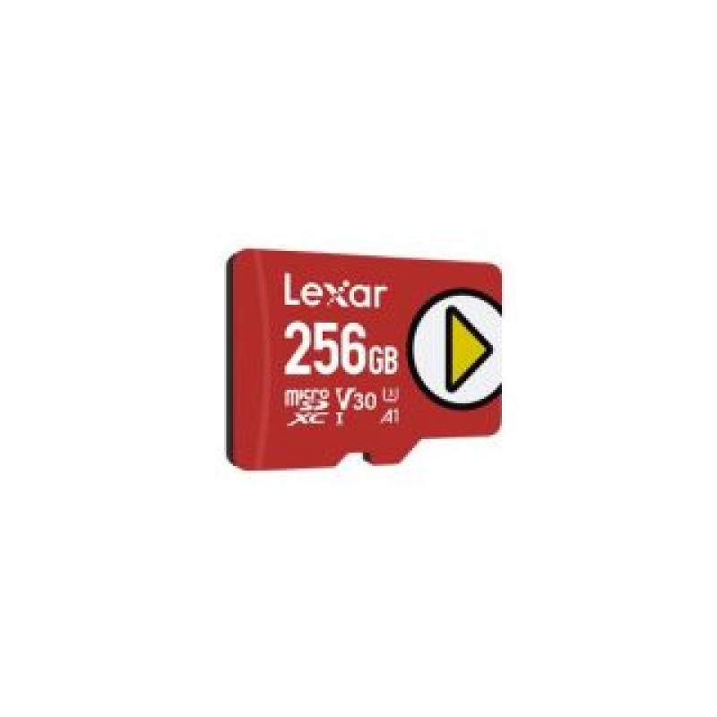 Lexar Atmiņas kartes Lexar  Play UHS-I MicroSDXC, 256 GB, Flash memory class 10, Red, 150 MB/s