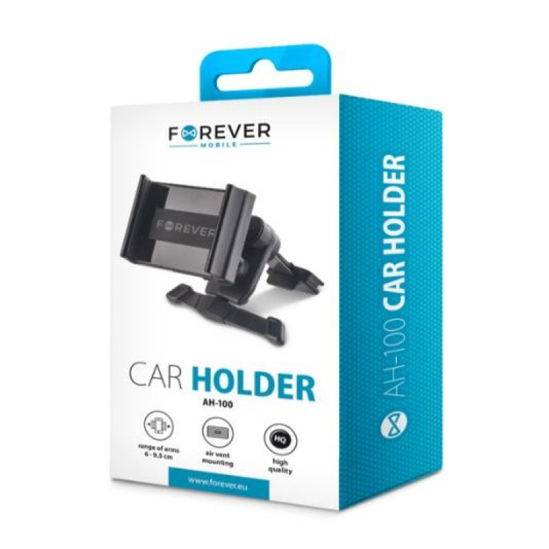 Forever Auto turētājs Forever  Forever car holder for air vent AH-100 black