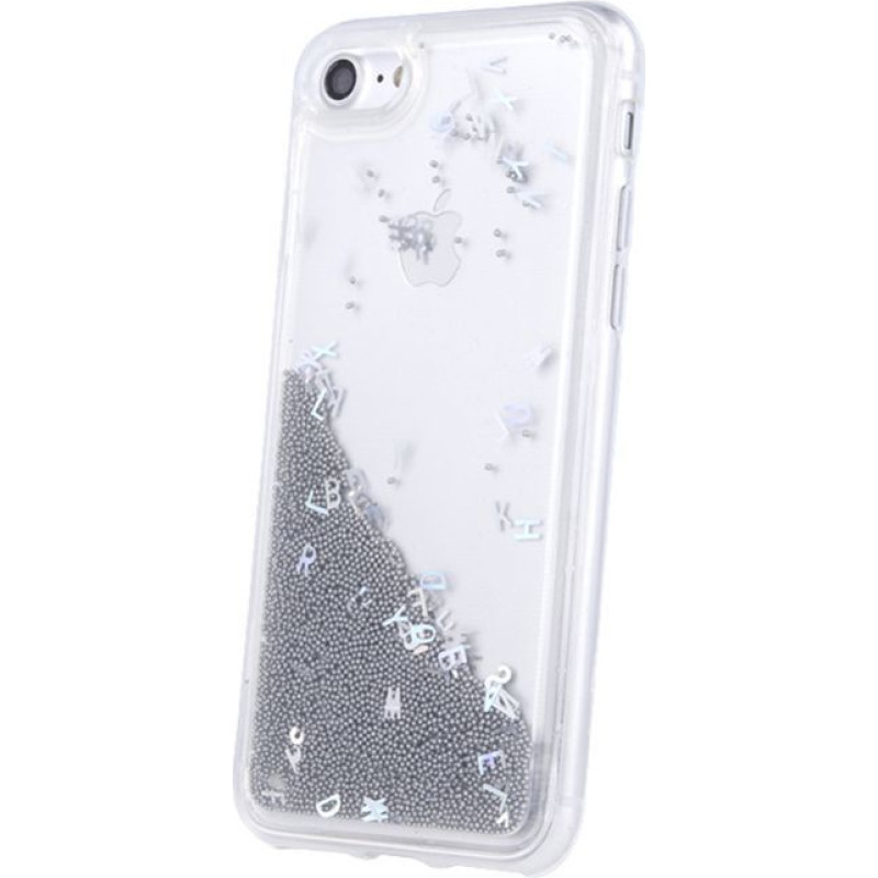 Ilike Aizmugurējais vāciņš iLike Apple iPhone 11 Pro Liquid Letters TPU Case Silver