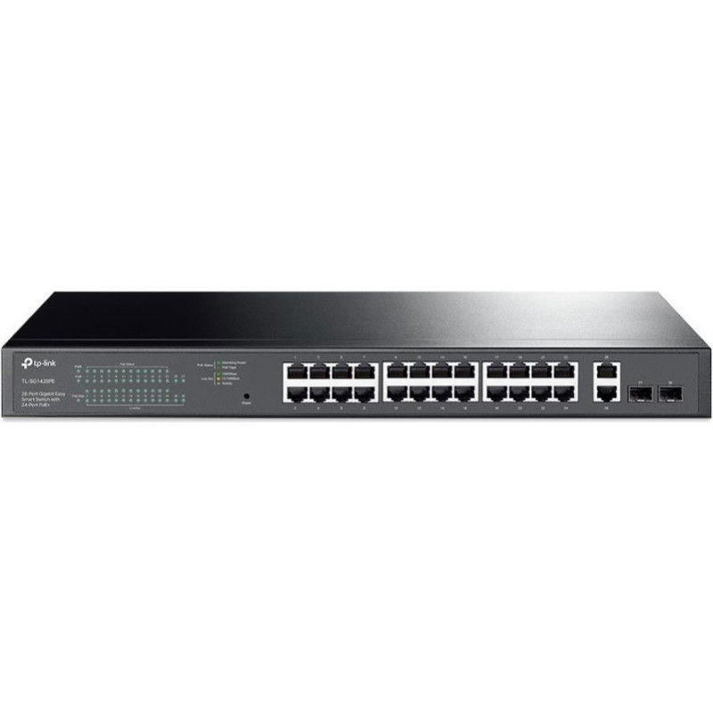Tp-Link Nevadāms centrmezgls TP-Link  Switch||TL-SG1428PE|Desktop/pedestal|28x10Base-T / 100Base-TX / 1000Base-T|PoE+ ports 24|250 Watts|TL-SG1428PE