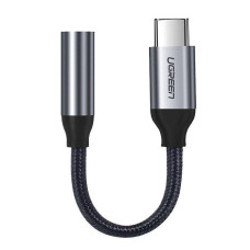 Ugreen Adapteris Ugreen  Ugreen Headphone Adapter with 3.5mm mini jack to USB Type C 10cm gray (30632)