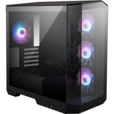MSI Datoru korpusi MSI  Case||MidiTower|Case product features Transparent panel|Not included|MicroATX|Colour Black|MAGPANOM100RPZ