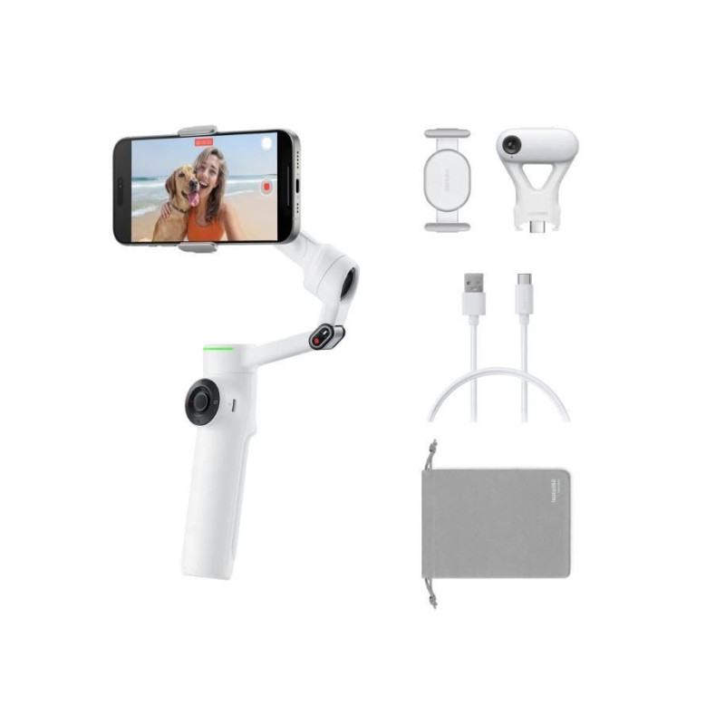 Insta360 Maciņš universāla grāmata INSTA360  GIMBAL FLOW 2 PRO AI TRACKER/CINSABQB/TRUCKERWHITE
