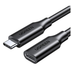 Ugreen Parveidotājs Ugreen  cable extension adapter USB C (male) - USB C (female) 100W 10Gb/s 1m Black
