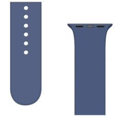 Ilike Siksniņa iLike  Strap APS Silicone Watch Band Ultra / 8/7/6/5/4/3/2 / SE (45/44 / 42mm) Strap Watchband Blue