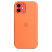 Apple Aizmugurējais vāciņš Apple  Silicone Case with MagSafe for  iPhone 12 mini Kumquat